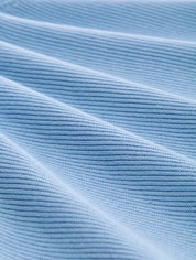 Strickpullover aus Bio-Baumwolle - 34587-light fjord blue - Blau