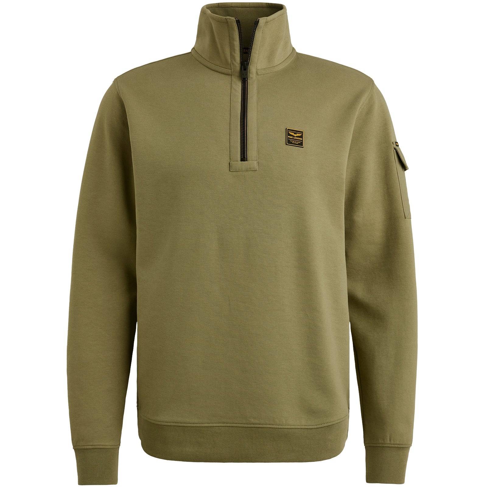 Sweatshirt - 6379-Oil Green - Khaki
