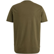 T-Shirt aus Baumwolle - 6416-Olive Night - Khaki