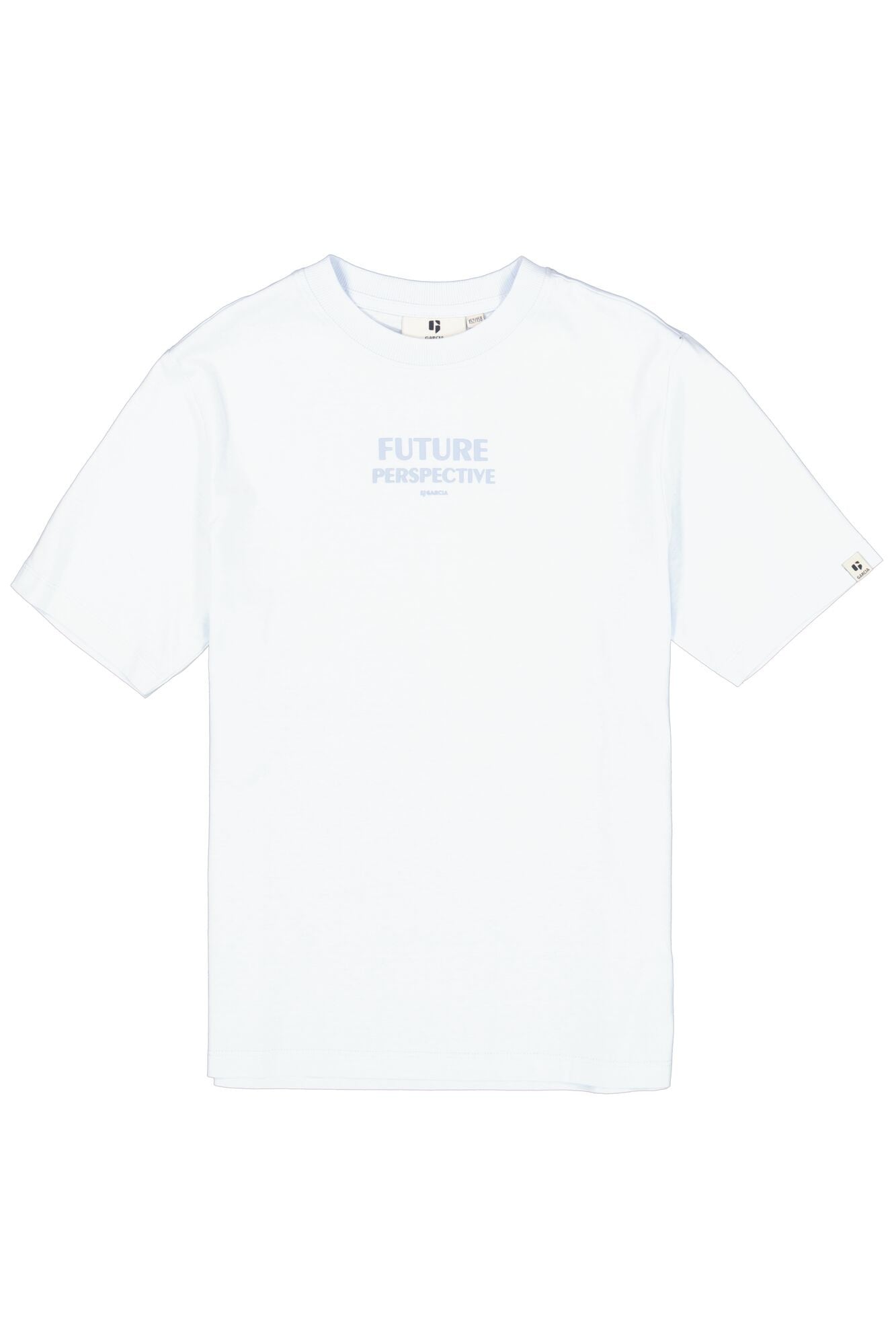 T-Shirt aus Baumwolle - 6735-dusy aqua - Blau