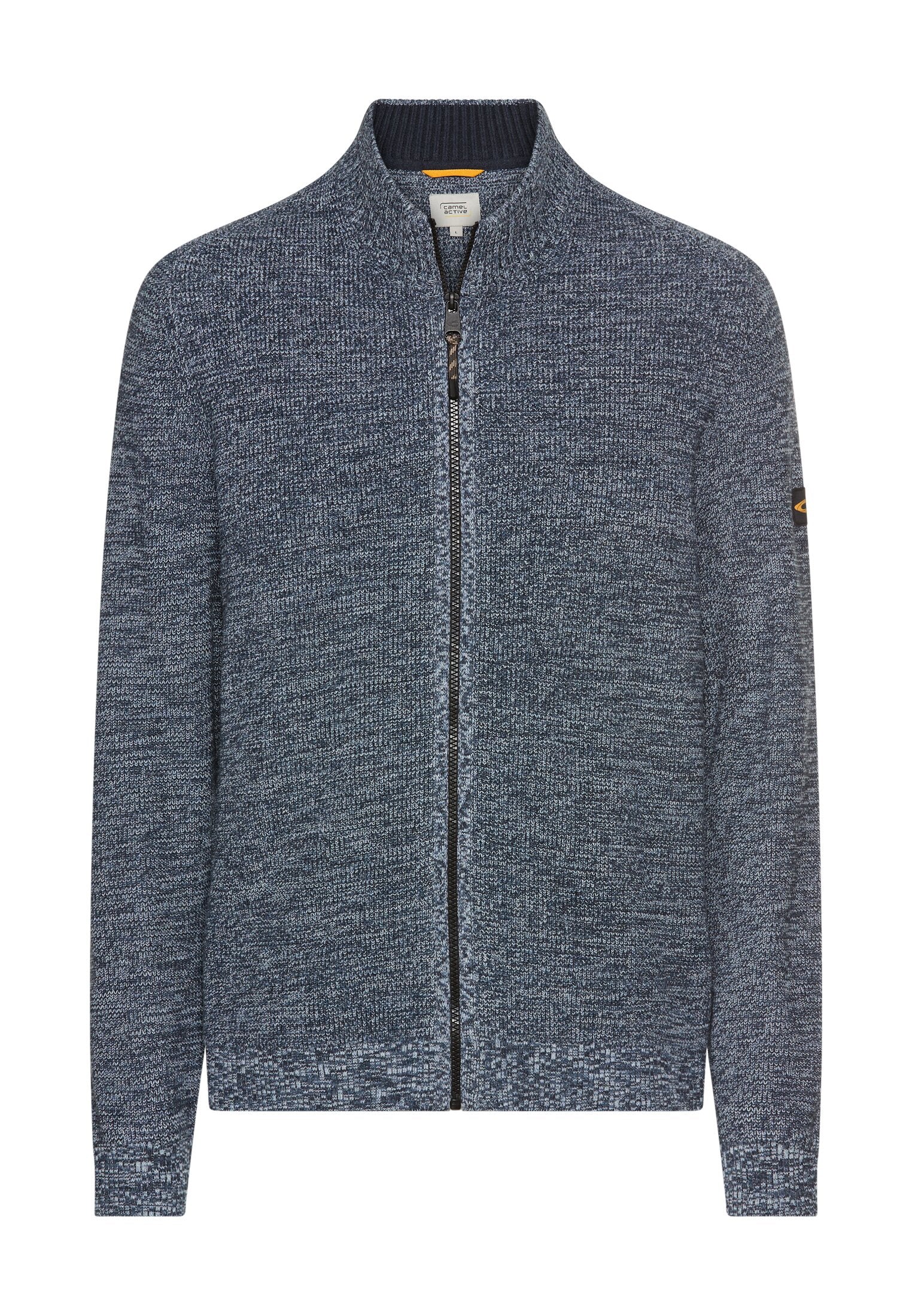 Strickjacke aus Baumwollmix - 47-Tinted Blue - Blau