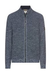 Strickjacke aus Baumwollmix - 47-Tinted Blue - Blau