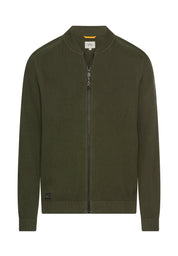 Strickjacke aus Baumwolle - 37-Forest Green - Grün