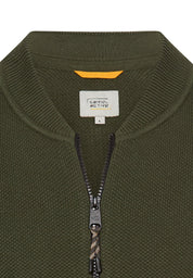 Strickjacke aus Baumwolle - 37-Forest Green - Grün