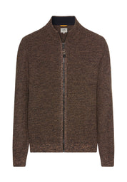 Strickjacke aus Baumwollmix - 27-Dark Brown - Braun