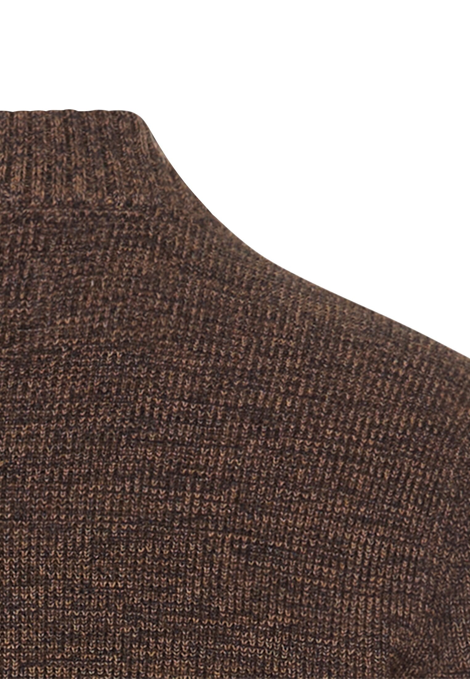 Strickjacke aus Baumwollmix - 27-Dark Brown - Braun