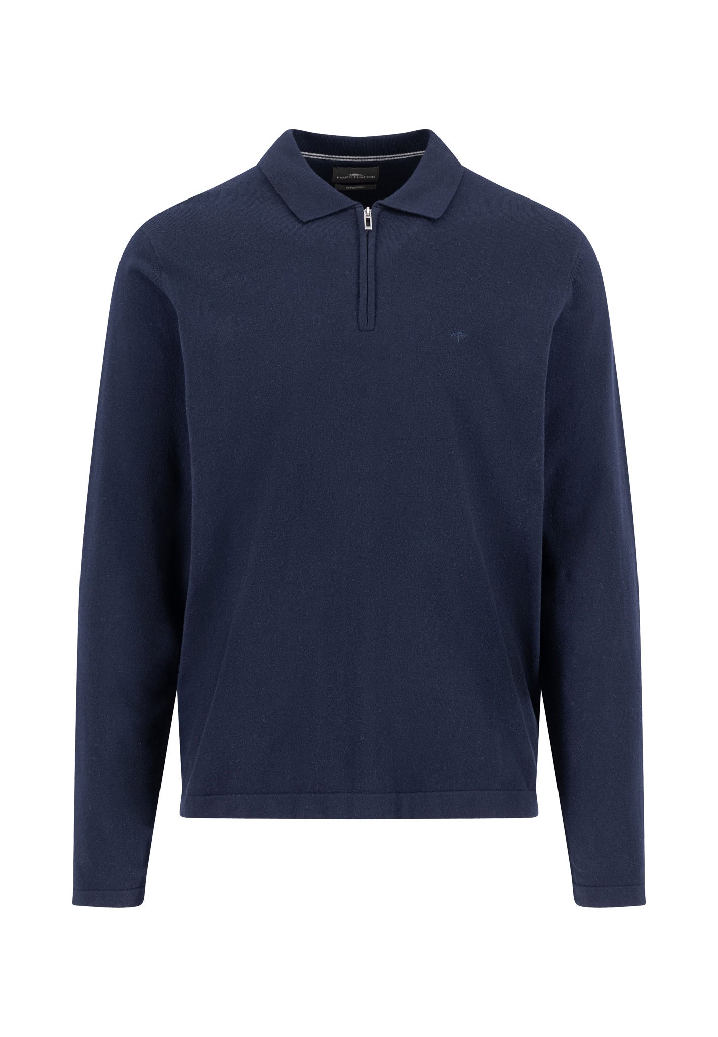 Poloshirt aus Baumwollmix - 690-navy - Blau