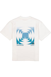 T-Shirt aus Baumwolle - 53-off white - Weiß