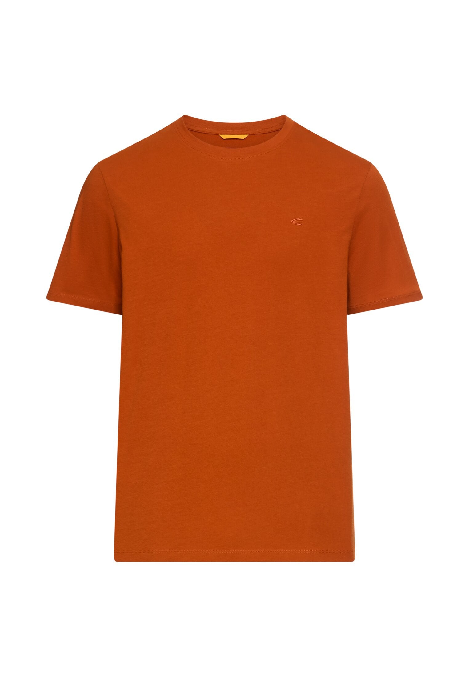 T-Shirt aus Baumwolle - 55-Cinnamon - Orange