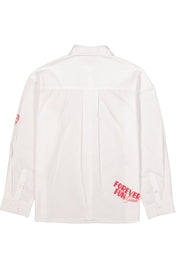 Bluse aus Baumwolle - 53-off white - Weiß