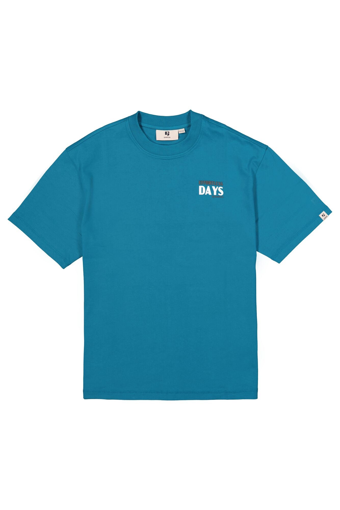 T-Shirt aus Baumwolle - 6750-teal blue - Türkis
