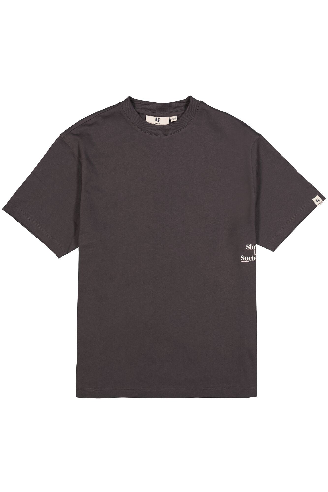 T-Shirt aus Baumwolle - 2884-dark grey - Grau