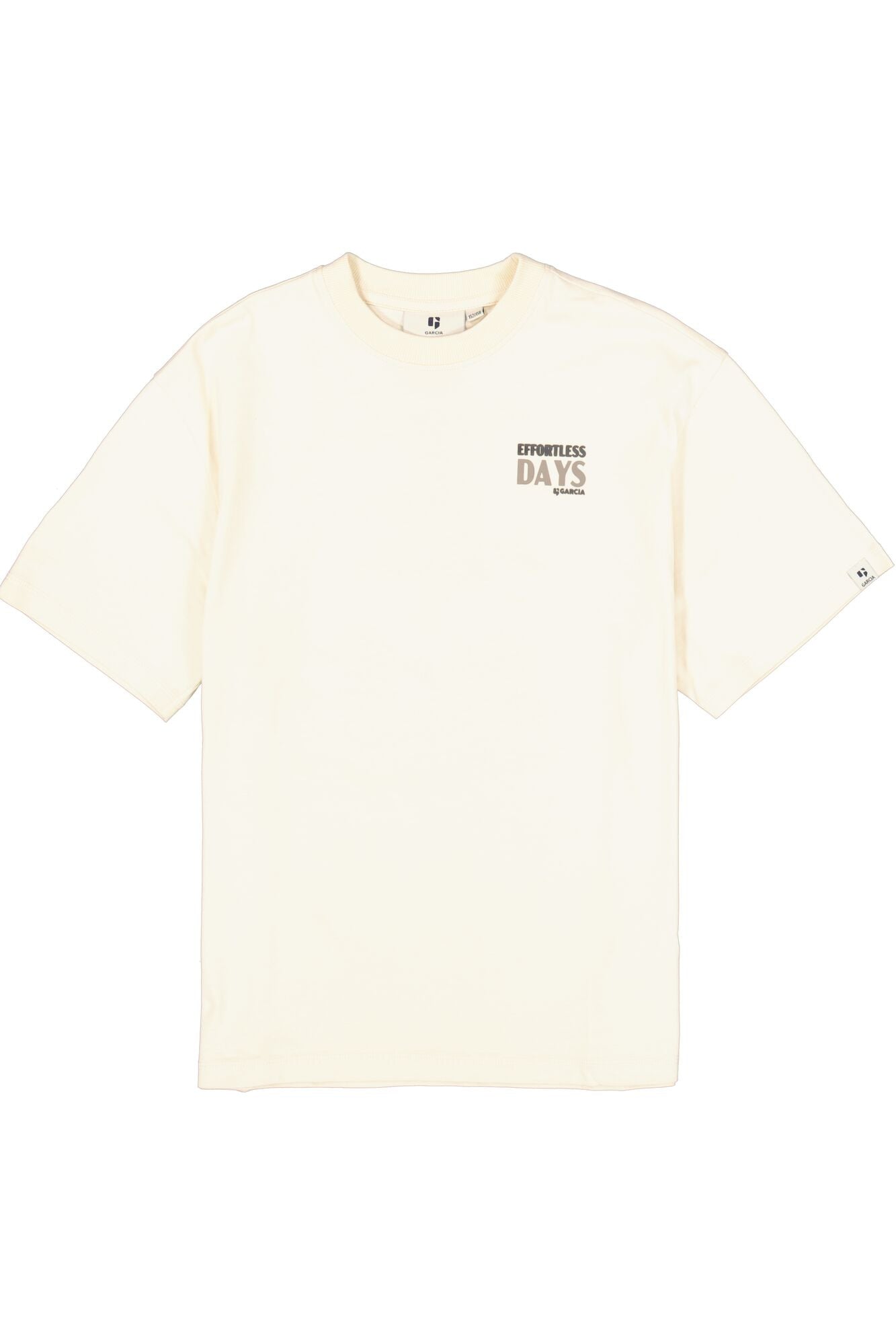 T-Shirt aus Baumwolle - 7069-sandstone - Beige