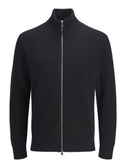 Cardigan mit Zipper - Black - Schwarz