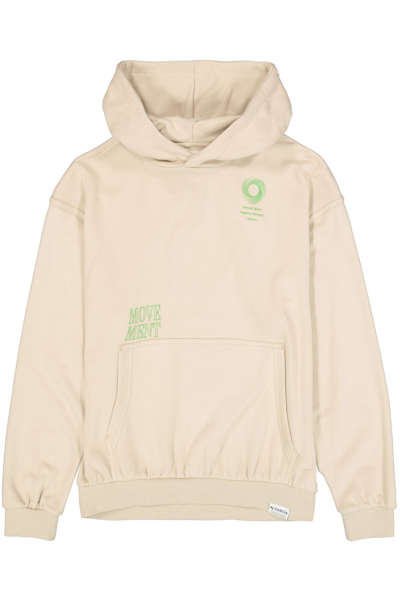 Sweathoodie aus Baumwollmix - 8917-dune - Beige