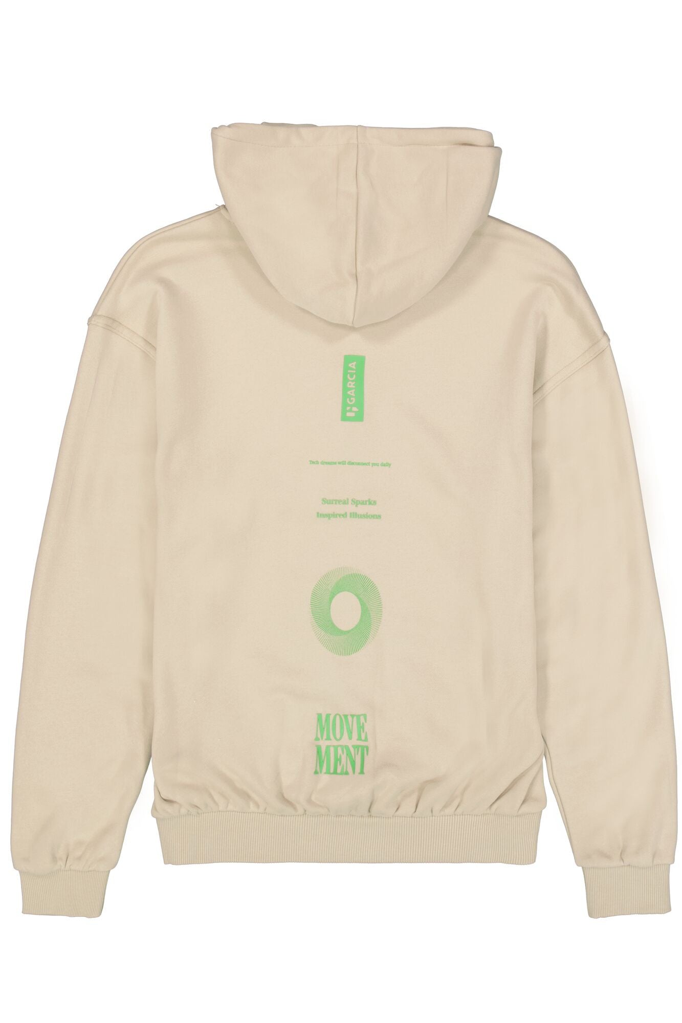 Sweathoodie aus Baumwollmix - 8917-dune - Beige