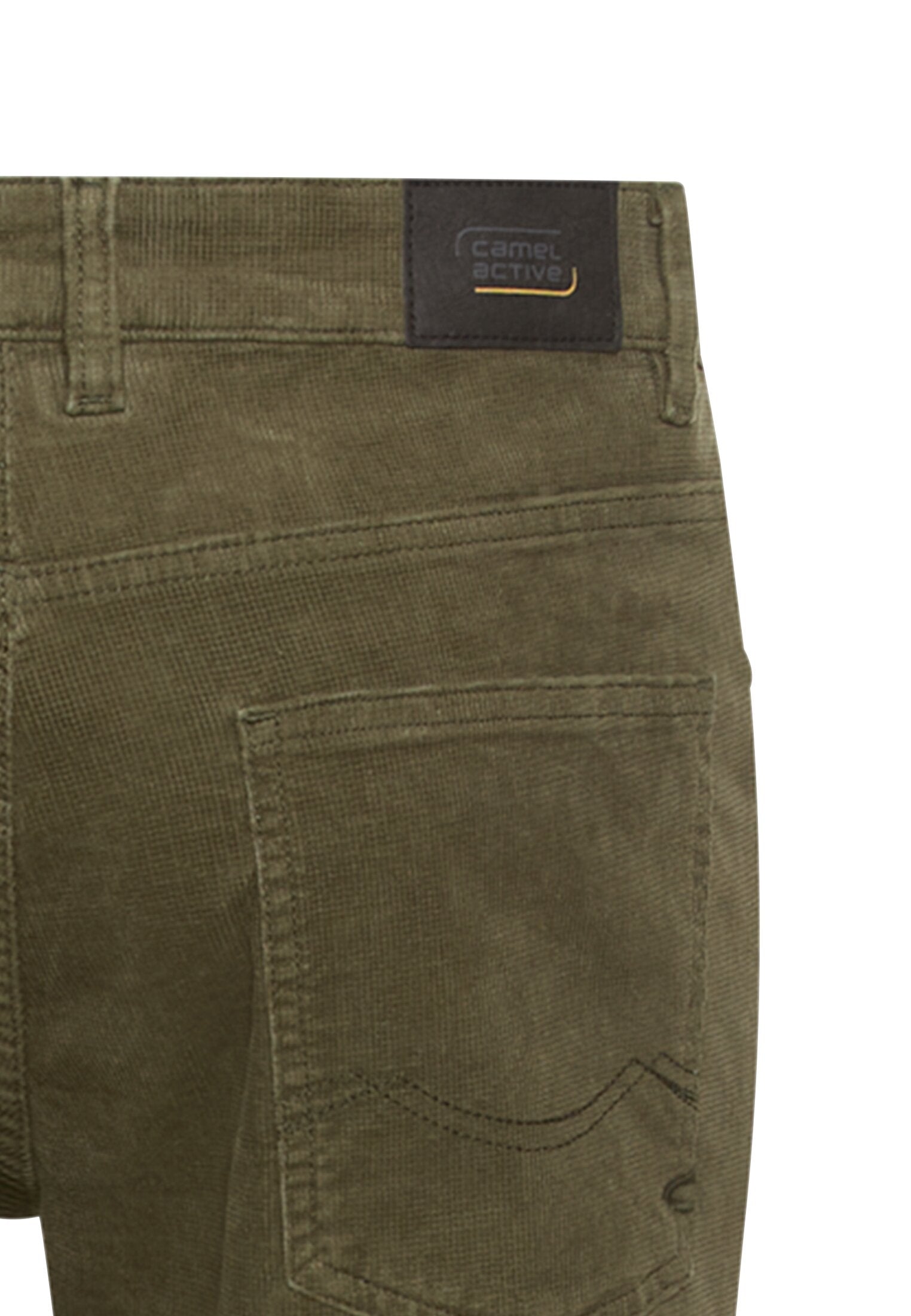 Hose Regular Fit aus Baumwolle - 37-Forest Green - Grün