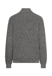 Strickpullover aus Baumwollmix - 88-Asphalt - Grau