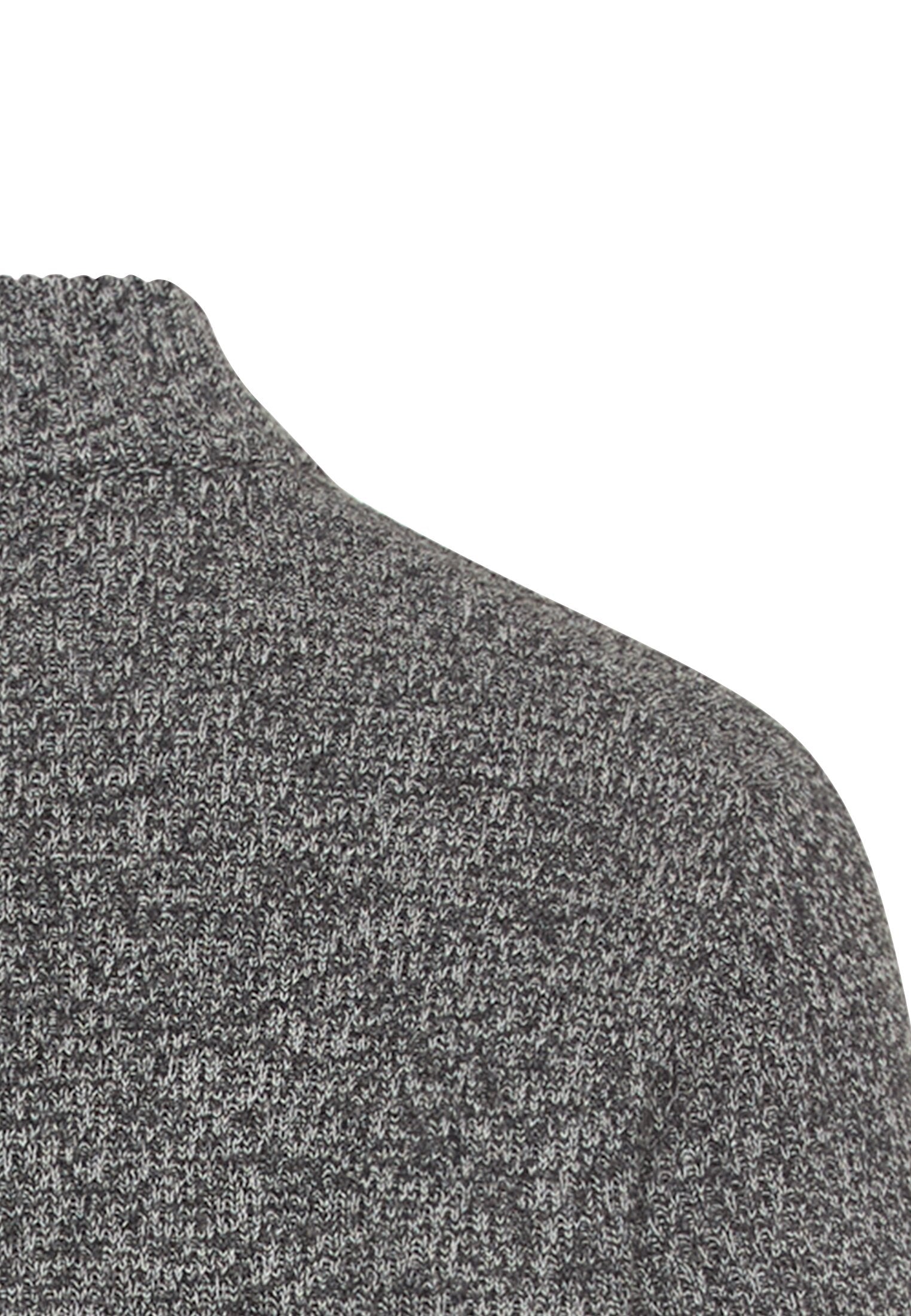 Strickpullover aus Baumwollmix - 88-Asphalt - Grau