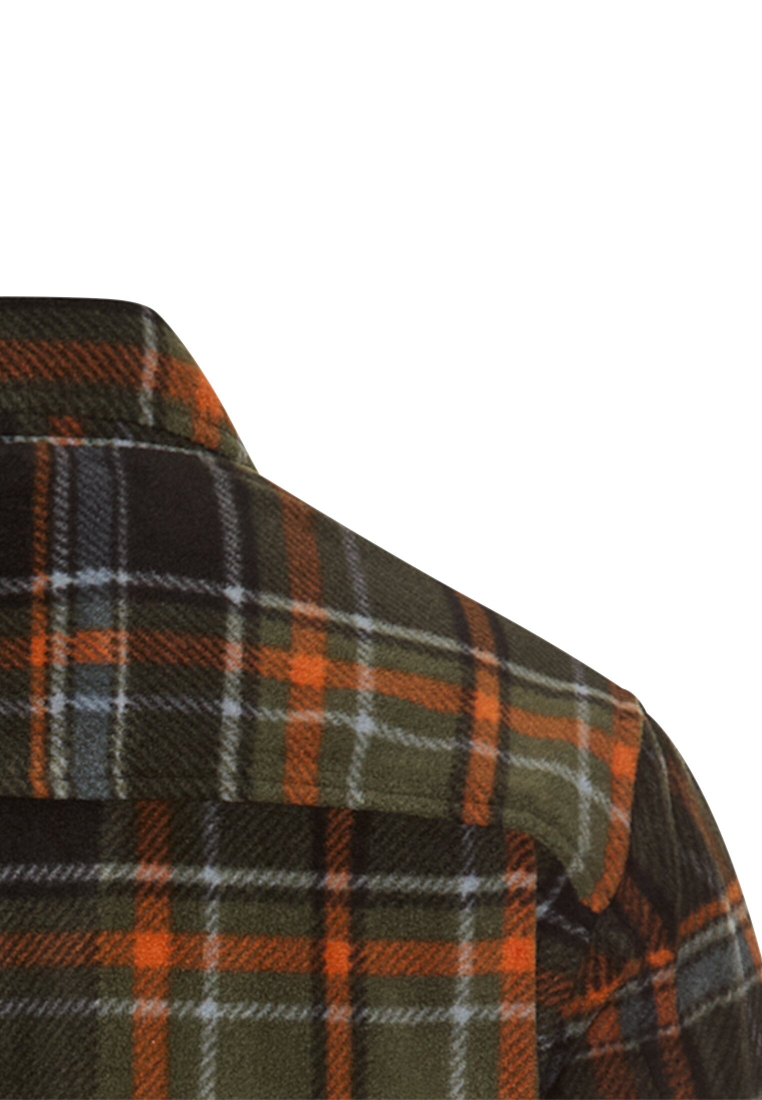 Overshirt kariert - 55-Cinnamon - Khaki