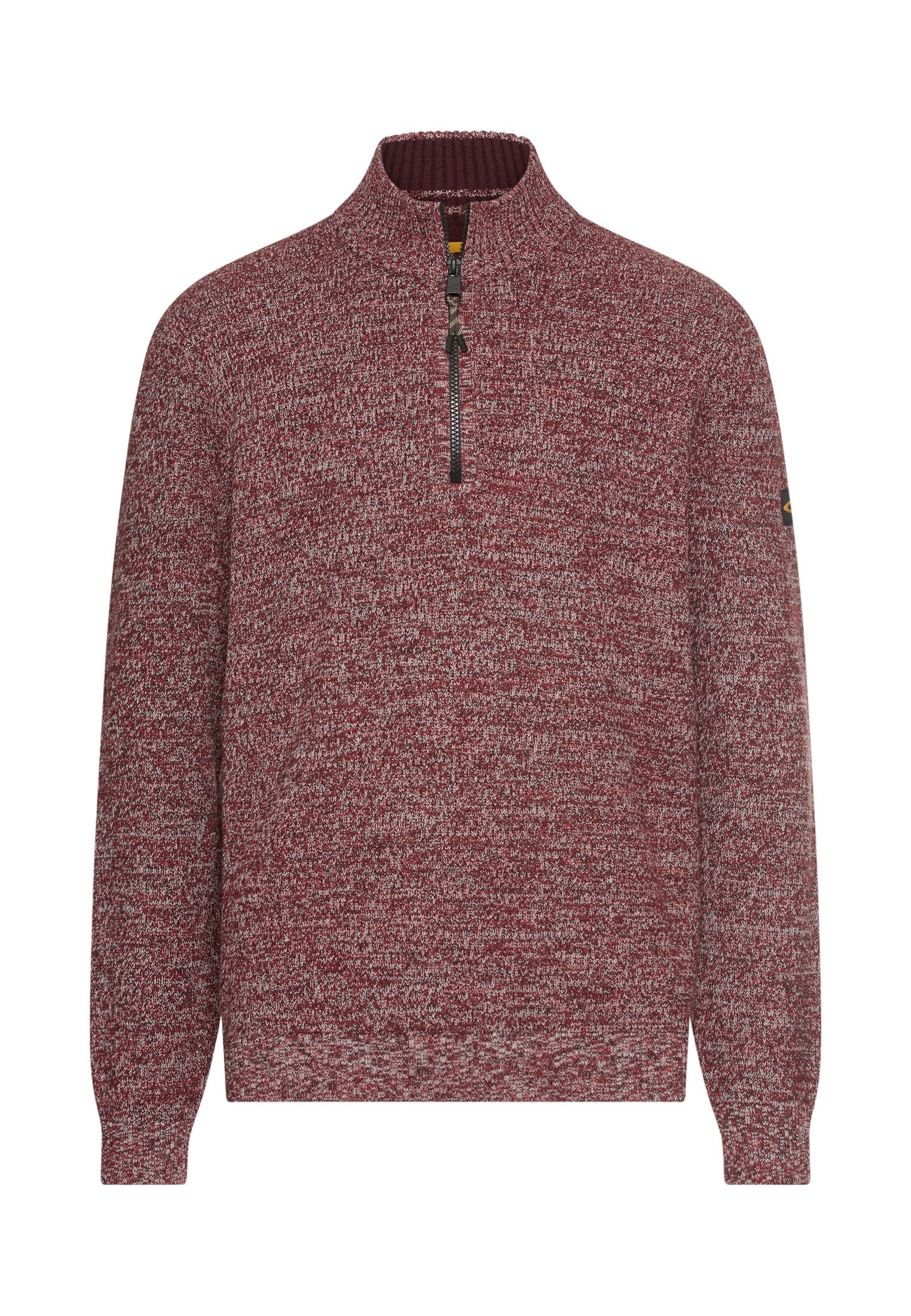 Strickpullover aus Baumwollmix - 57-Amber Red - Rot