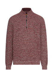 Strickpullover aus Baumwollmix - 57-Amber Red - Rot