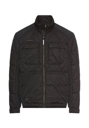 Bomberjacke mit Stehkragen - 88-Asphalt - Schwarz