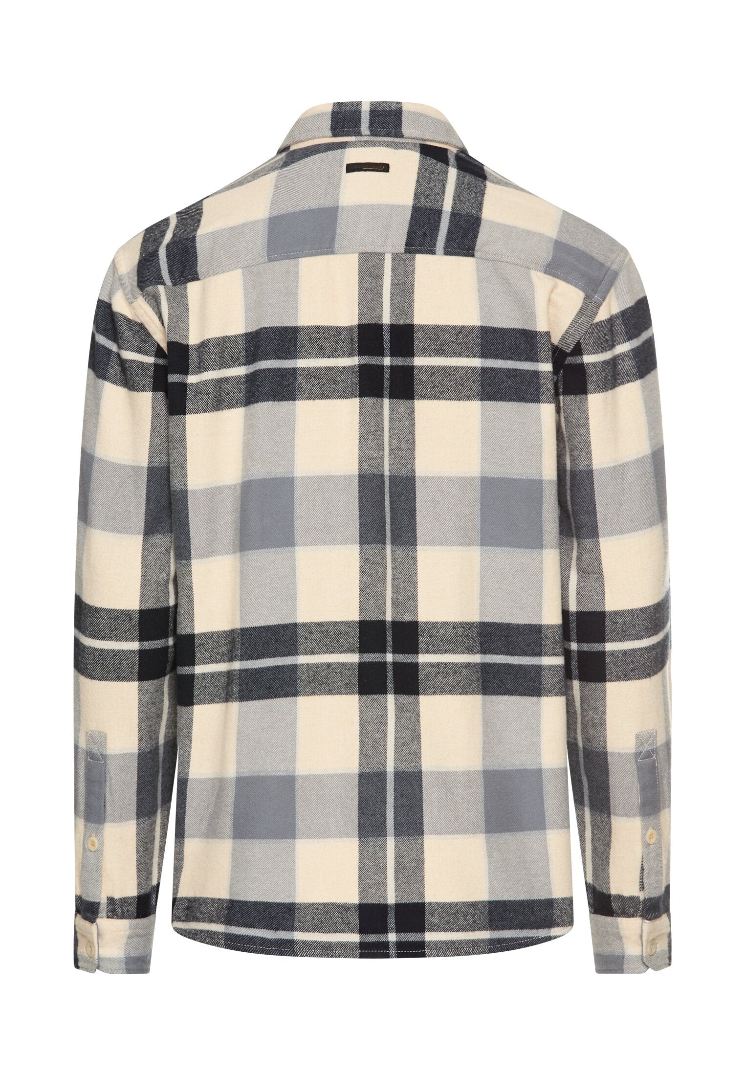 Flanellhemd kariert aus Baumwolle - 48-Dark Blue - Blau