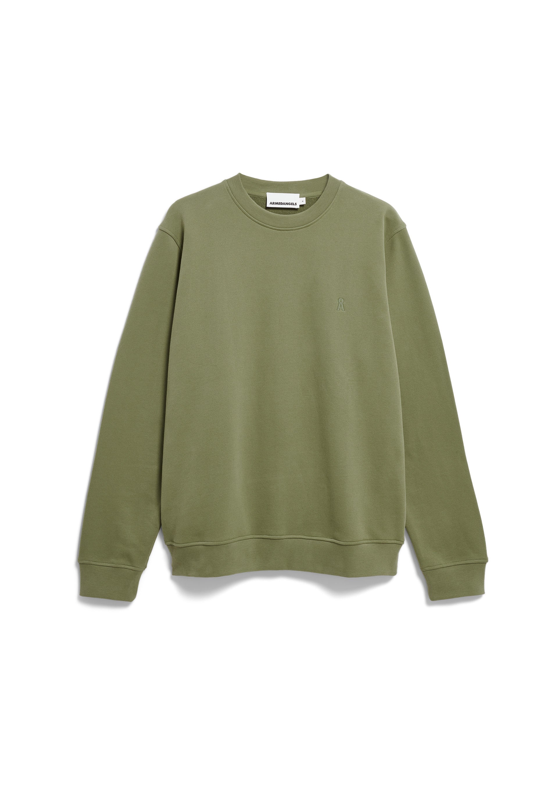 Sweatshirt aus Bio-Baumwolle - 3453-fatigue green - Grün