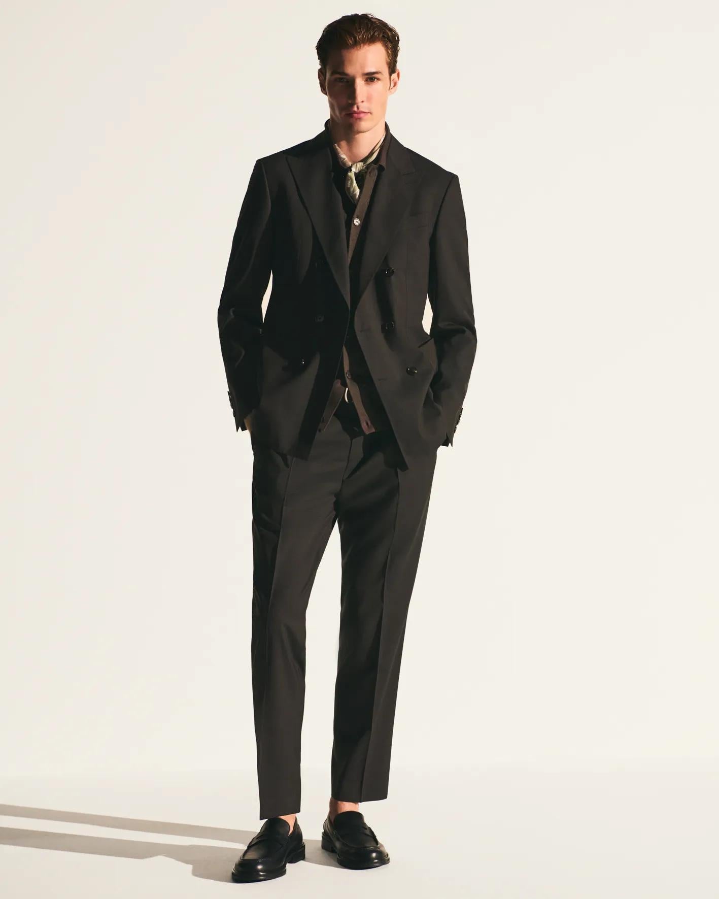 Strickhemd aus Baumwolle - 204 - Braun