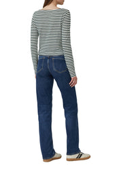 Langarmshirt aus Baumwolle - 69G4-BLUE GREEN - Grün