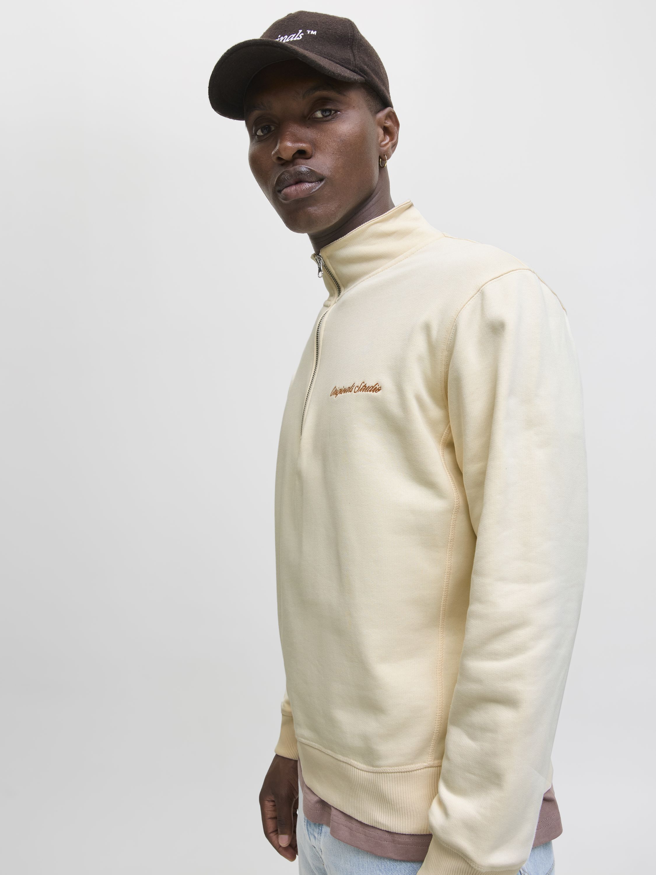 Strickpullover aus Baumwolle - Antique White - Creme