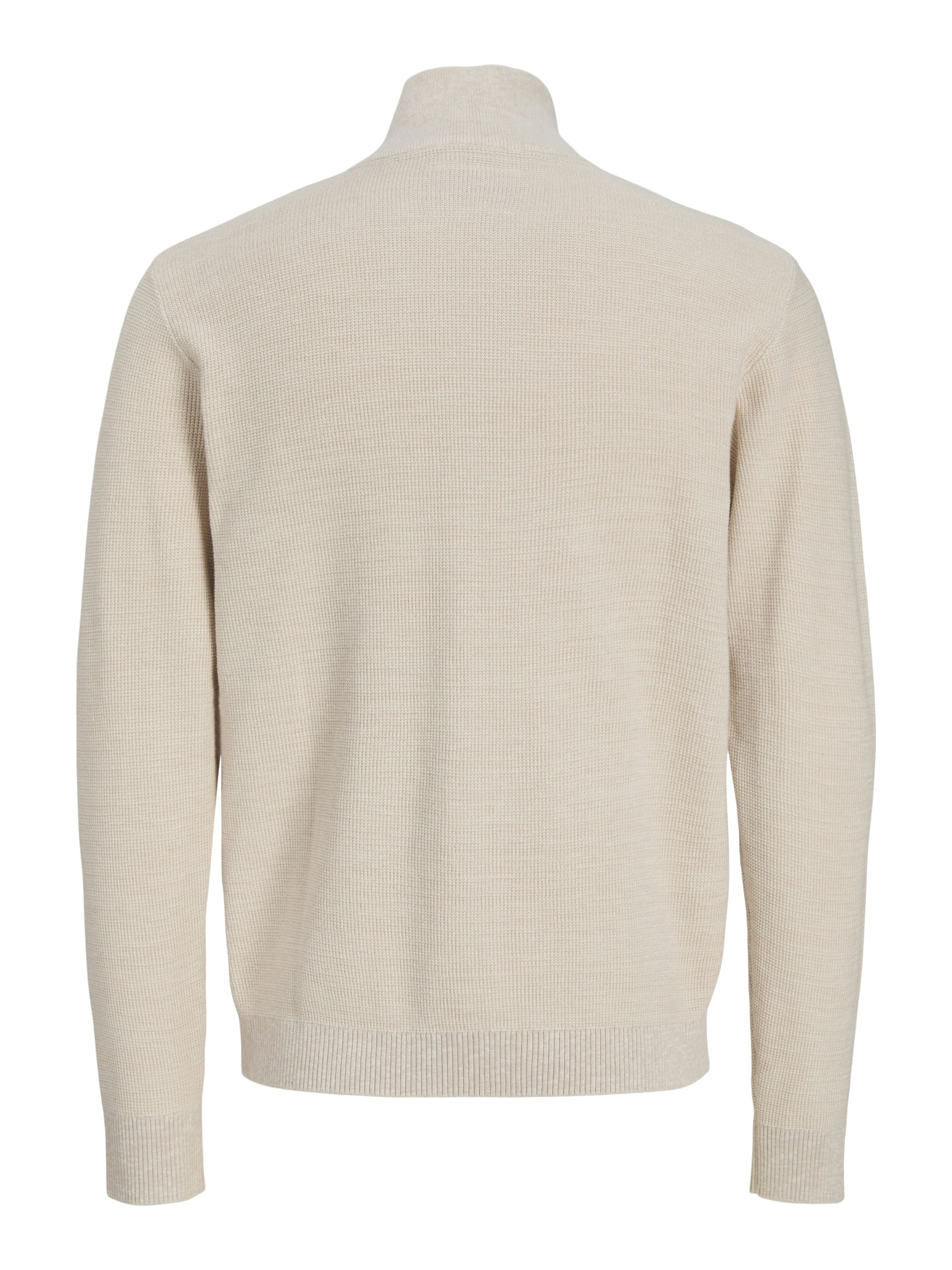 Strickjacke aus Bio-Baumwolle - Whitecap Gray - Beige