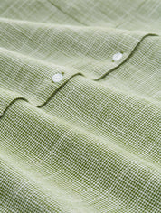 Hemdbluse aus Baumwolle - 38802-deep ivy green - Grün