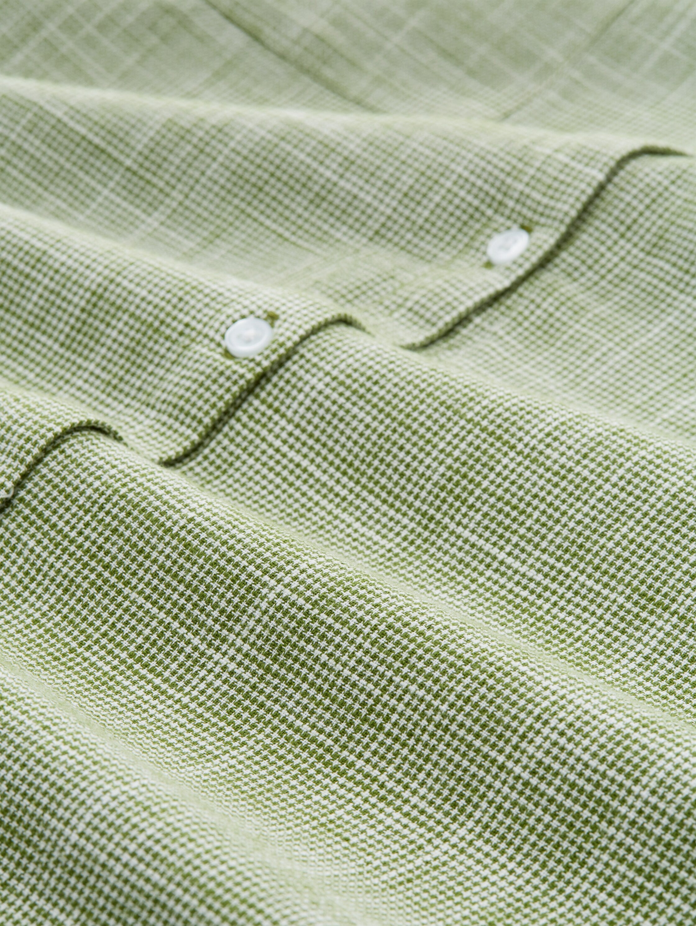 Hemdbluse aus Baumwolle - 38802-deep ivy green - Grün