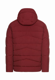 Winterjacke mit abnehmbarer Kapuze - 57-Amber Red - Rot