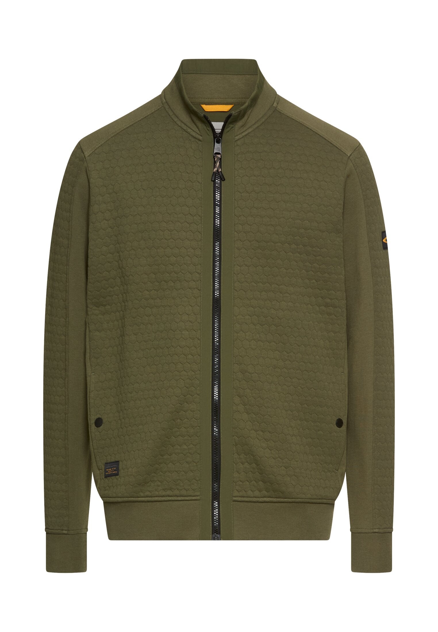 Sweatjacke aus Baumwollmix - 37-Forest Green - Grün