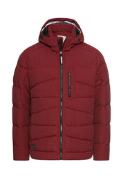 Winterjacke mit abnehmbarer Kapuze - 57-Amber Red - Rot