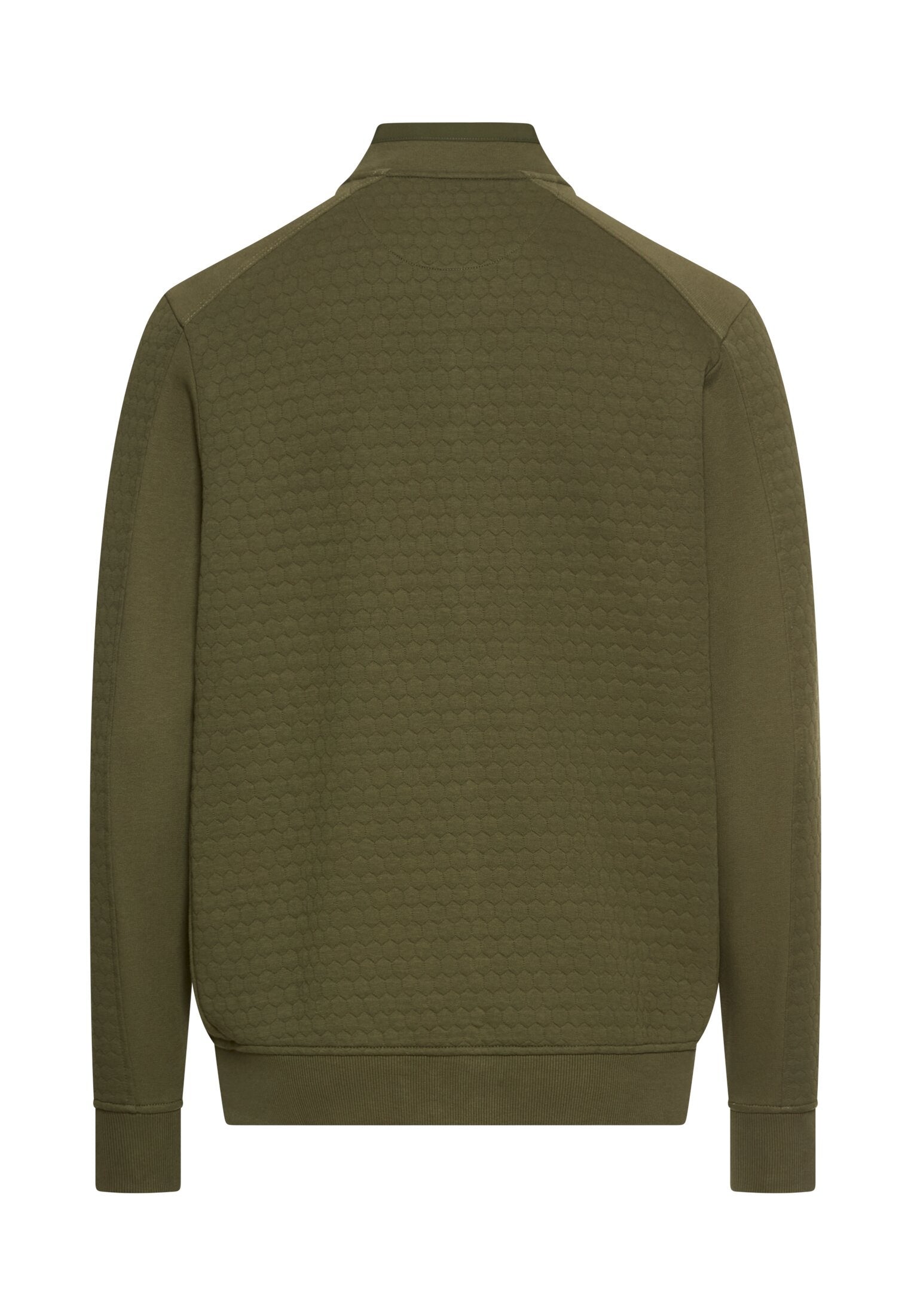 Sweatjacke aus Baumwollmix - 37-Forest Green - Grün