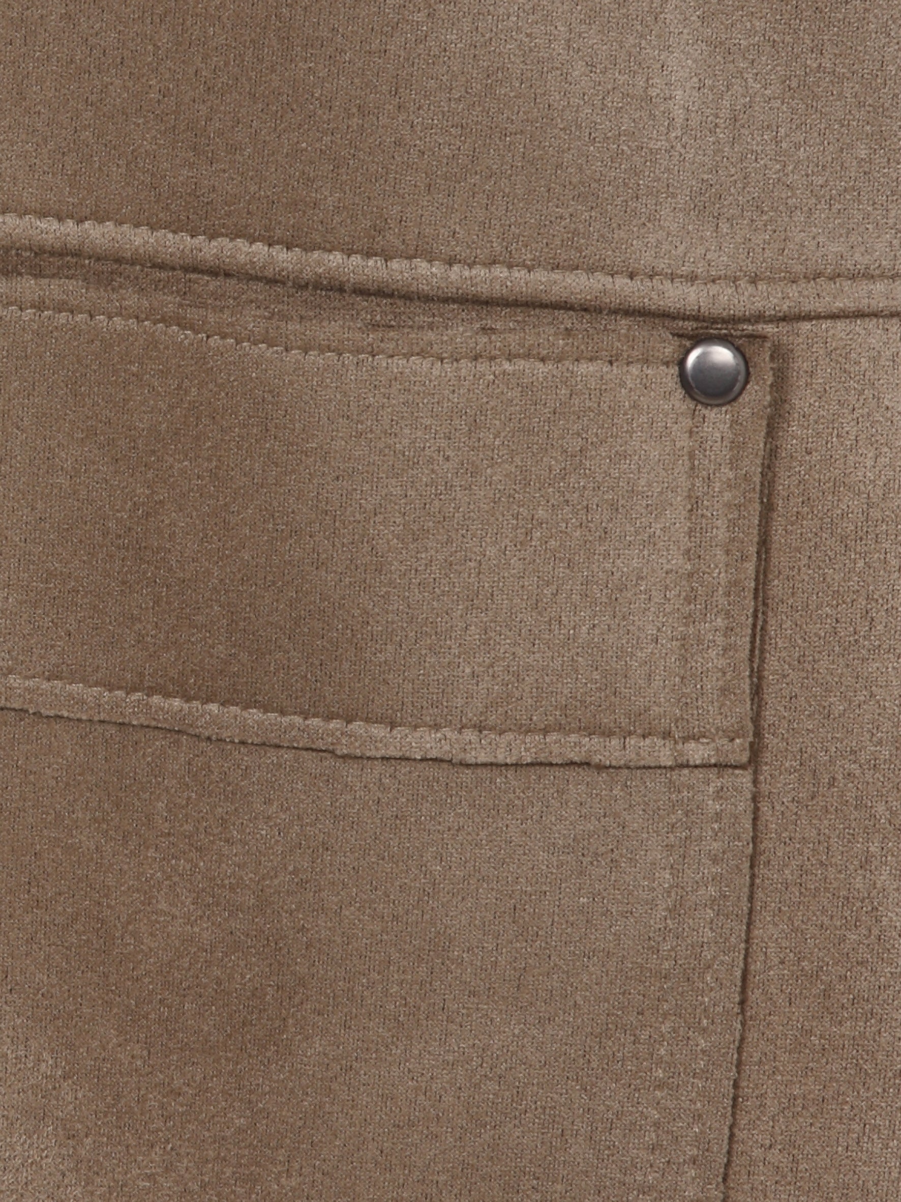 Overshirt mit aufliegendem Kragen - 740-mokka - Braun