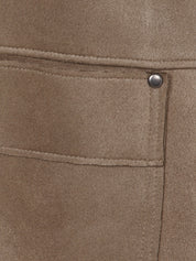 Overshirt mit aufliegendem Kragen - 740-mokka - Braun