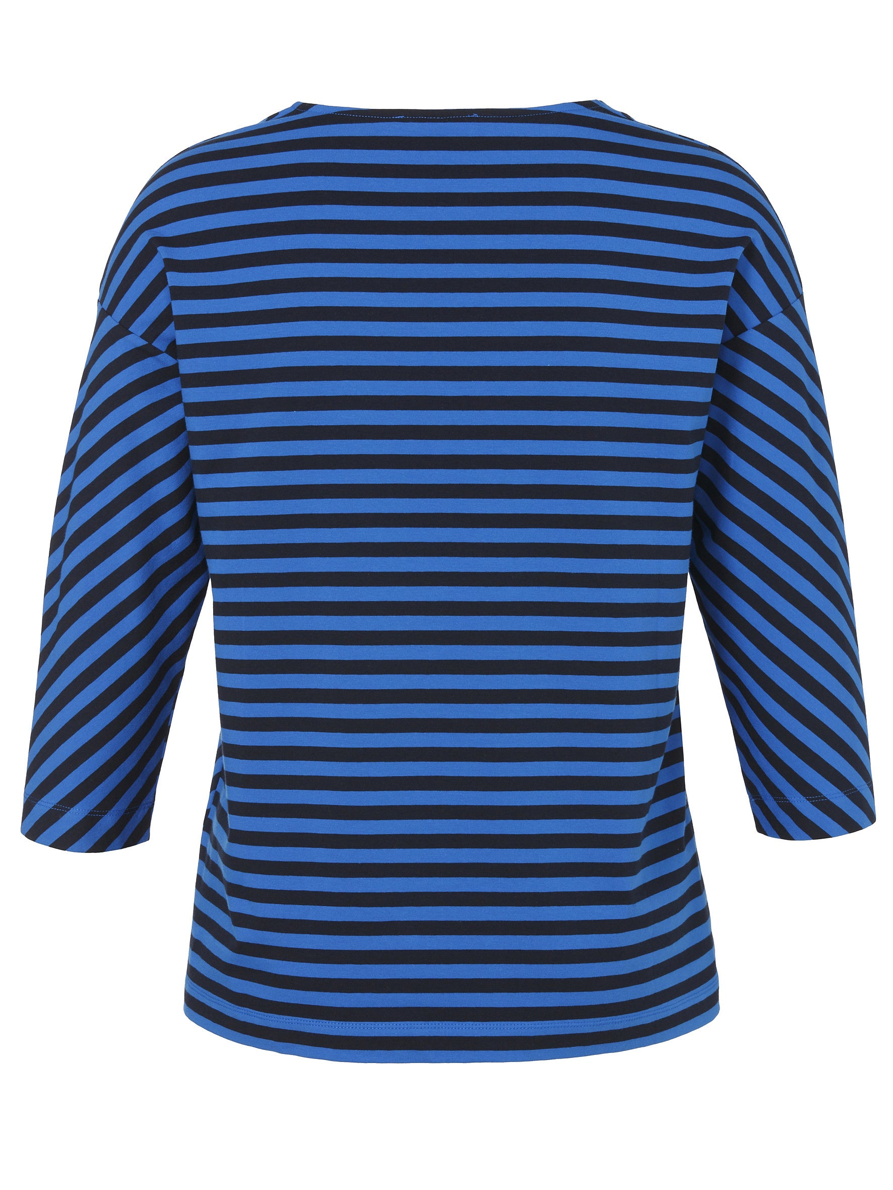 T-Shirt V-Ausschnitt - 814854-navy / azur - Blau