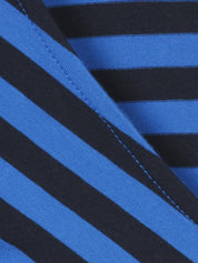 T-Shirt V-Ausschnitt - 814854-navy / azur - Blau