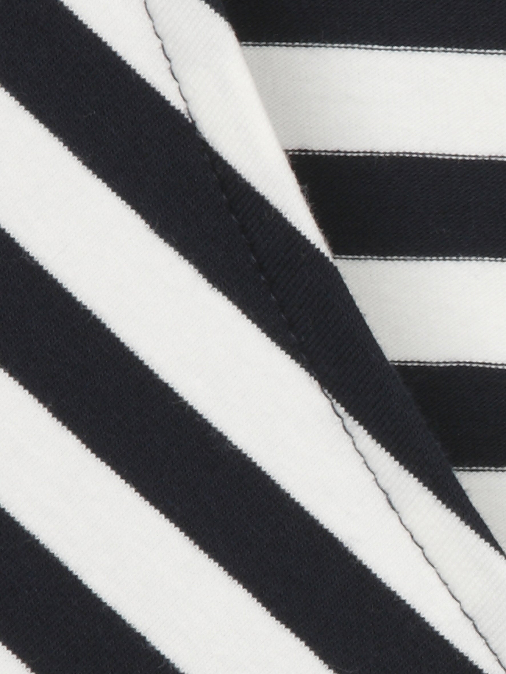 T-Shirt V-Ausschnitt - 814954-navy / offwhite - Weiß | Schwarz