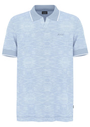 Poloshirt aus Baumwolle - 452 - Blau