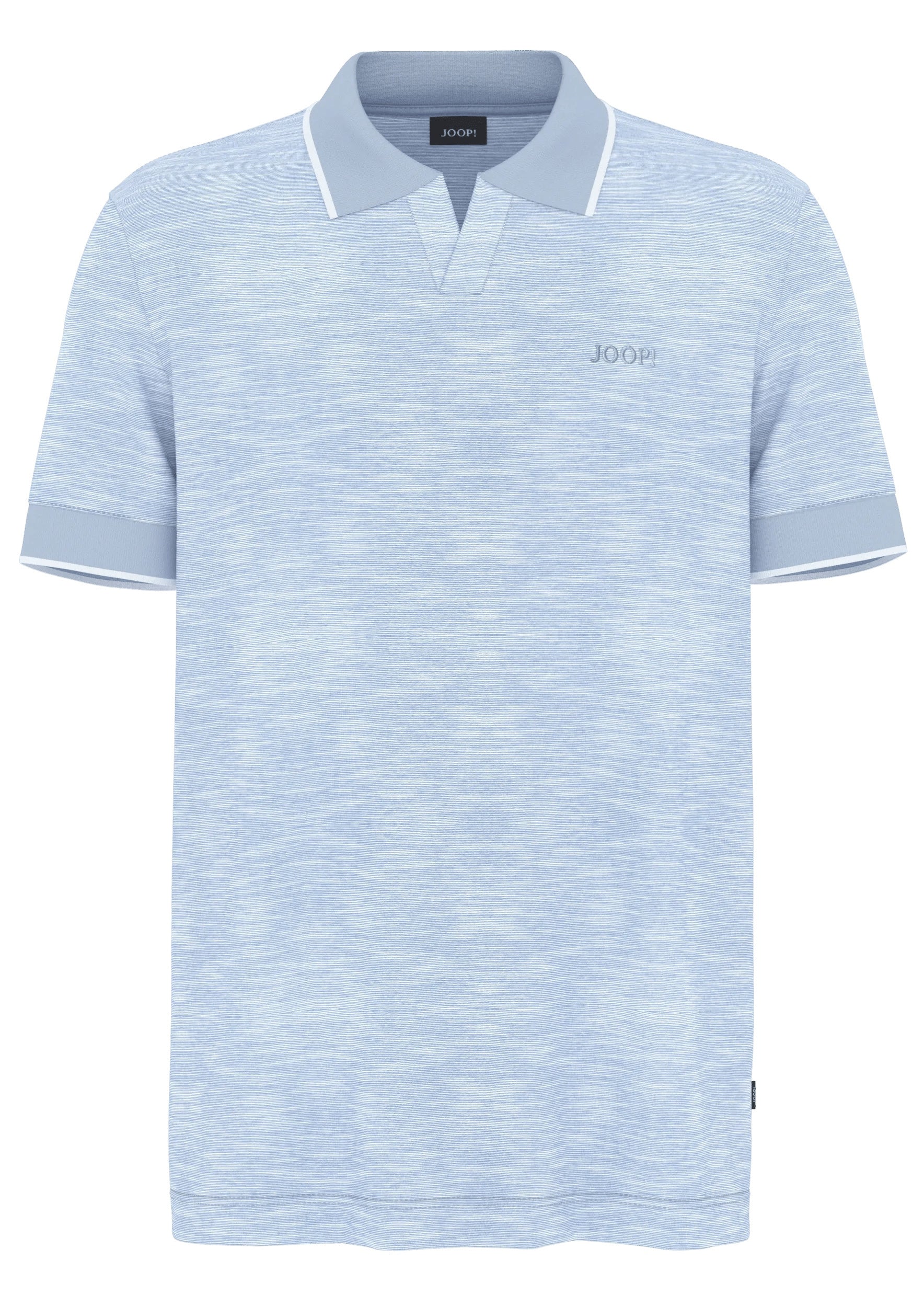 Poloshirt aus Baumwolle - 452 - Blau