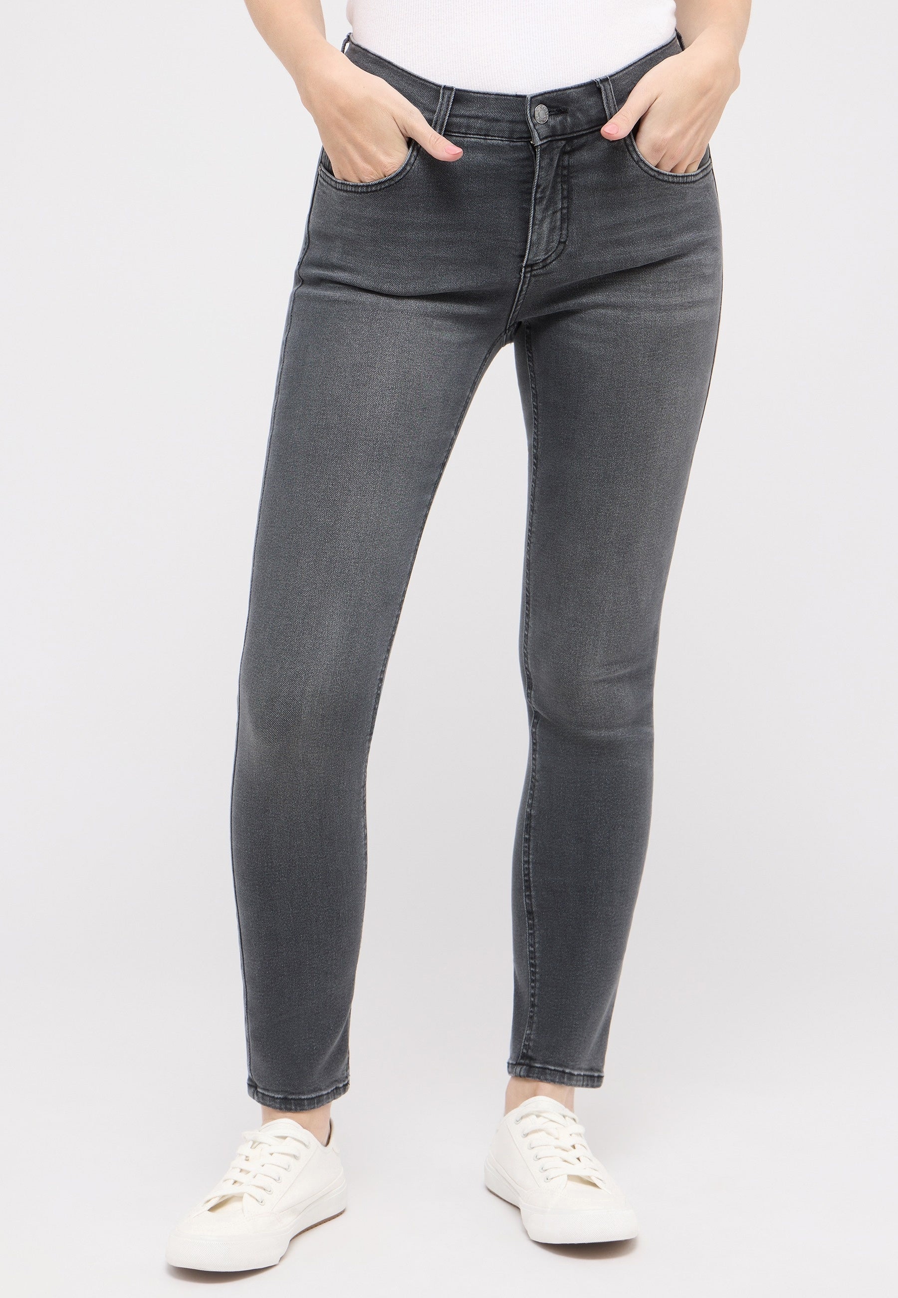 Jeans Skinny - 1258-grey used - Grau