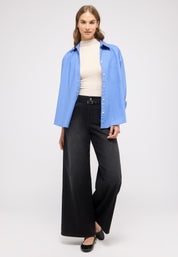 Jeans LIVA Wide Leg - 115-anthracite used - Schwarz