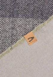 Schal kariert mit Fransen - 24-Misty Lilac - Violett