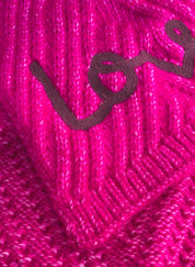 Schal LOVE - PIN2 - Pink